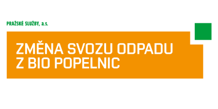 Změna svozu bioodpadu v Praze