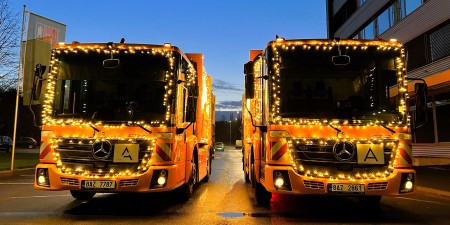 Ve dvou se to lépe táhne, potvrzují vánoční kuka vozy Pražských služeb