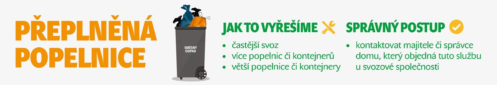 Přeplněná popelnice