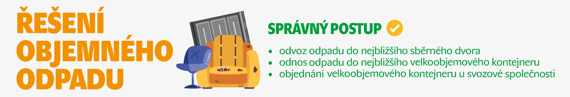 Řešení objemného odpadu